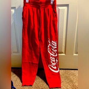 Coca-Cola Sweat Pants. Size: Medium